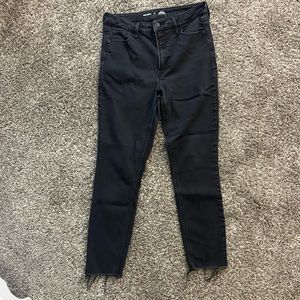 Old Navy secret slimming pockets high rise rockstar black jeans